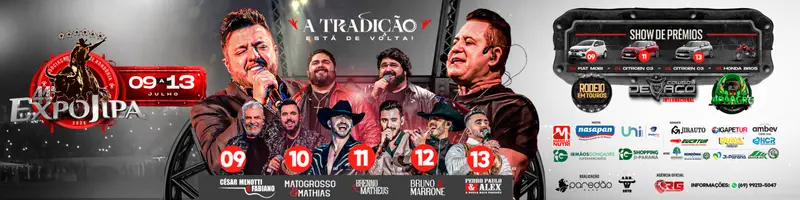 CLIQUE NO BANNER E COMPRE SEU KIT EXPOJIPA E CAMAROTE COWBOY DE AÇO.
