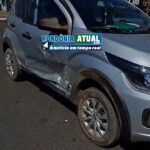 Motorista invade preferencial e provoca acidente entre dois carros em cruzamento de Ji-Paraná