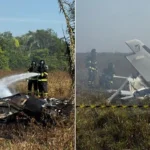 TRAGÉDIA AÉREA: Três corpos carbonizados são encontrados em destroços de avião que caiu em Água Boa (MT)