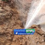 Rompimento de adutora interrompe abastecimento de água no segundo distrito de Ji-Paraná